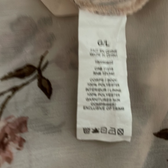 Garage light weight waisted blouse with long sleeves - Picture 5 of 8